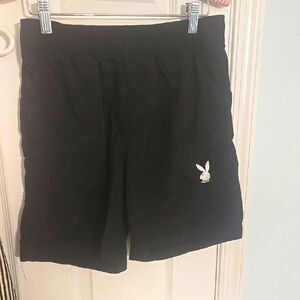 Black Shorts with Bunny Logo